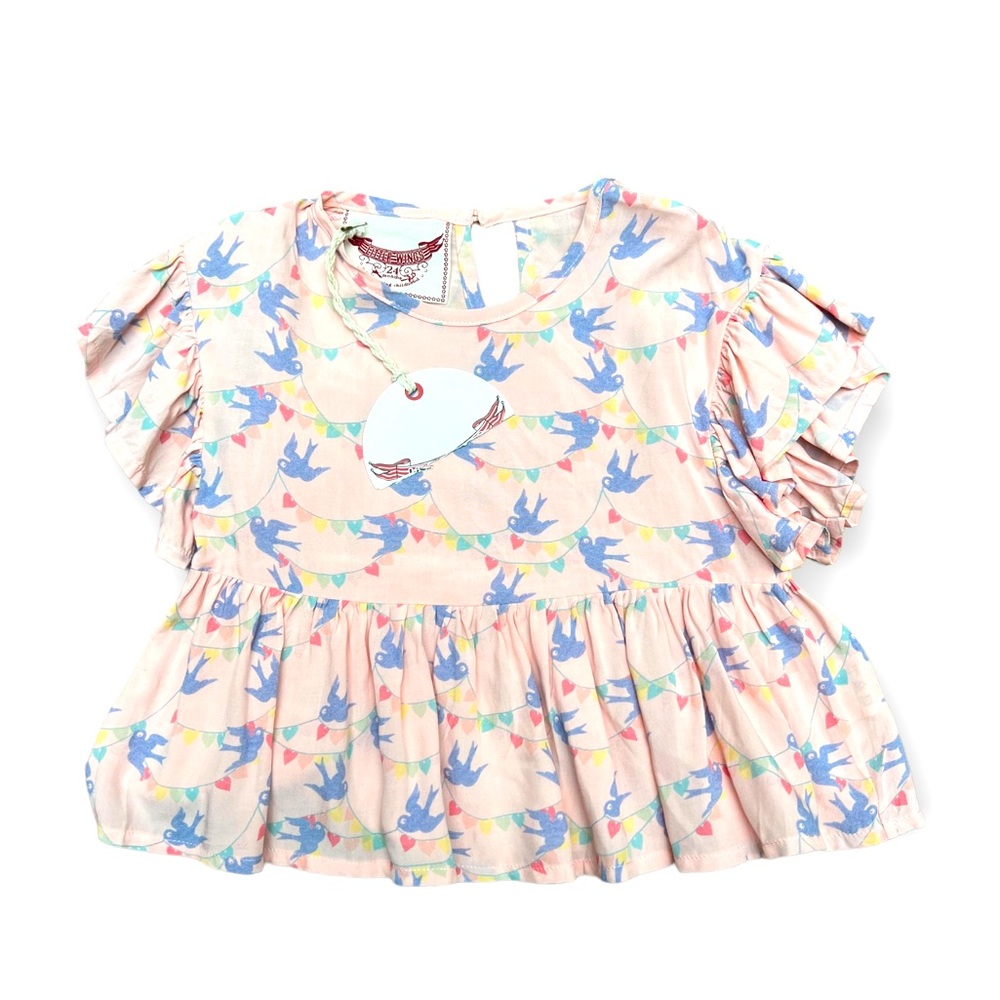 Little wings 24mth ruffle boho top